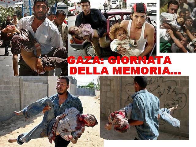 Giornata della memoria... per Gaza