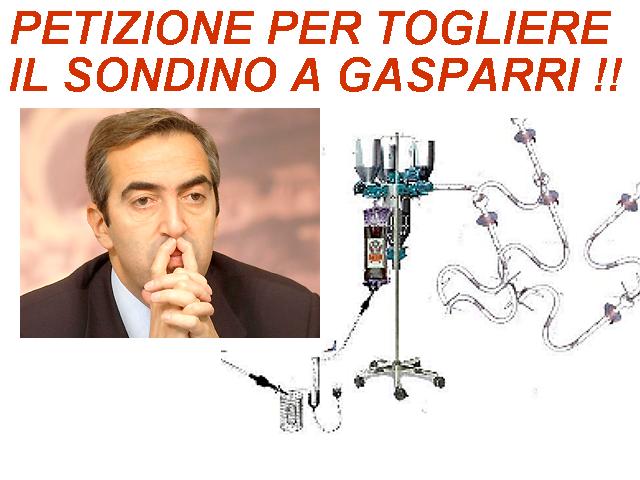 Su Facebook: petizione per togliere il sondino a Gasparri